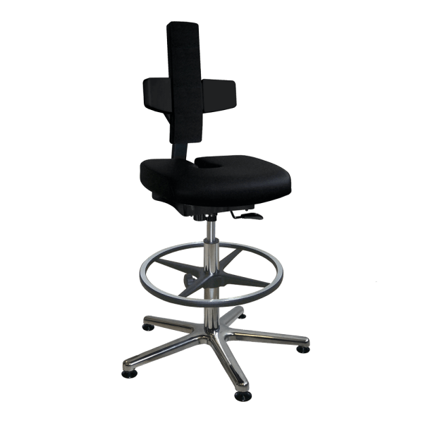 chaise de laboratoire ergonomique koncept office pvc urban de chez Navailles