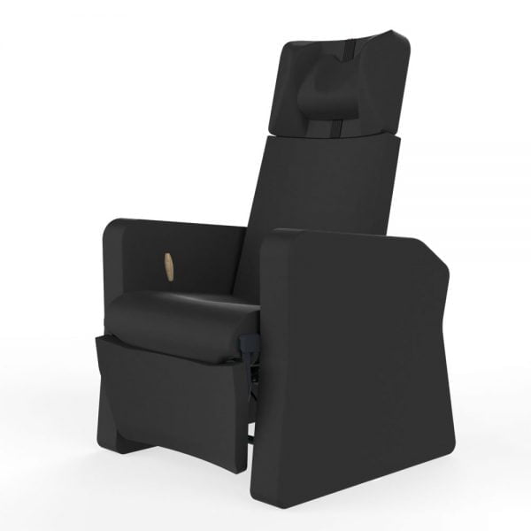 Fauteuil médical de repos Gaia Lounge de trois quart Navailles