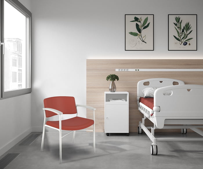 chambre hopital avec fauteuil pour personne à forte corpulence optimum bridge