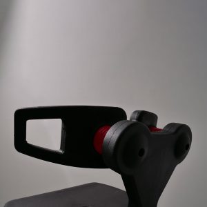 Siège technique pour salle blanche ou laboratoire koncept PVC esd vu du dossier de dos Navailles