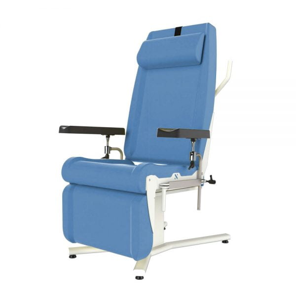 Fauteuil médical de prélèvement THEIA de trois quart Navailles