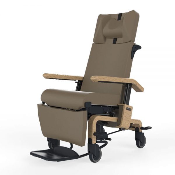 Fauteuil médical de repos Gaia Bois de trois quart Navailles