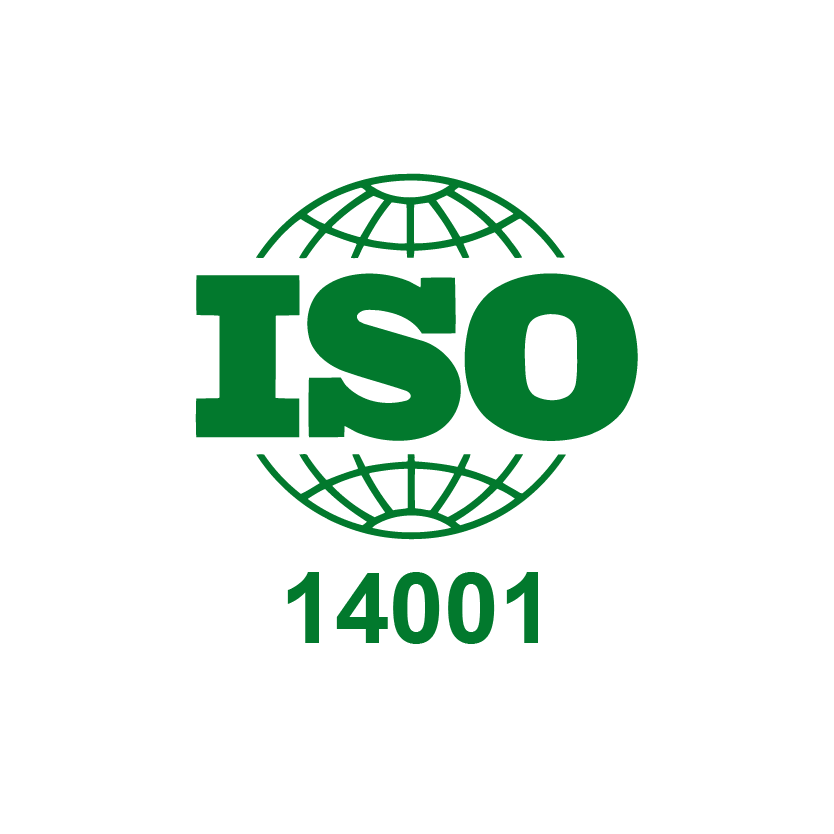 Logo certification ISO 14001 qui atteste le management respectueux de l'environnement de la Manufacture Navailles