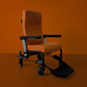 fauteuil médical de transfert monobloc et inclinable Vesta de trois quartNavailles